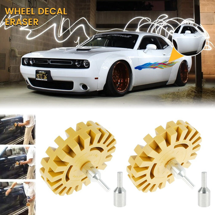 Auto Repair Wheel Decal Eraser