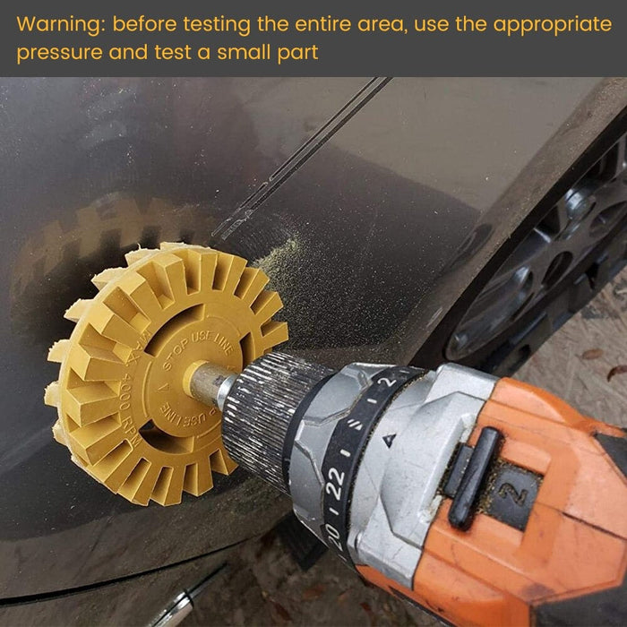 Auto Repair Wheel Decal Eraser