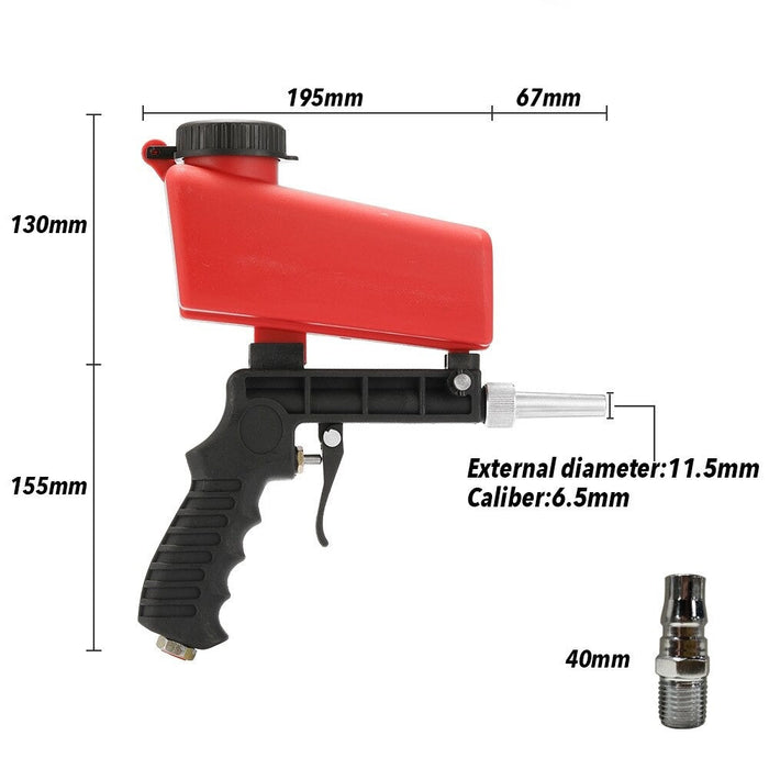 90psi Portable Sandblasting Gun