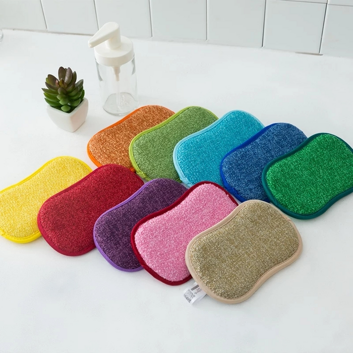 Reusable Non-Scratch Scrubbing Sponges