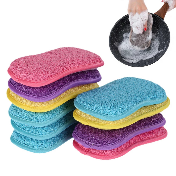 Reusable Non-Scratch Scrubbing Sponges