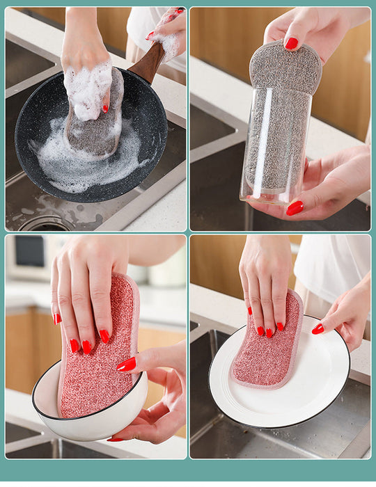 Reusable Non-Scratch Scrubbing Sponges