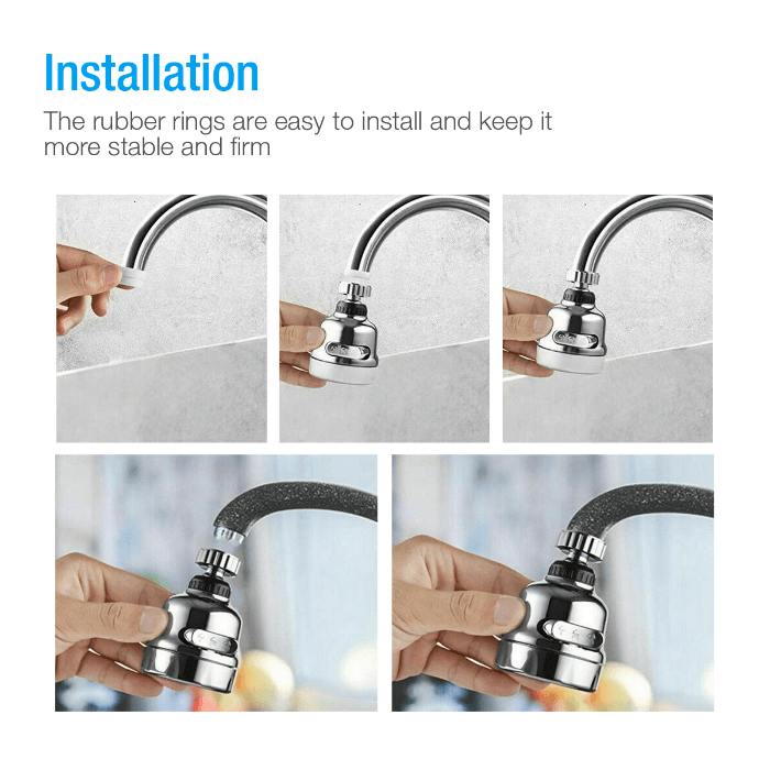 Rotatable Faucet Sprayer Head