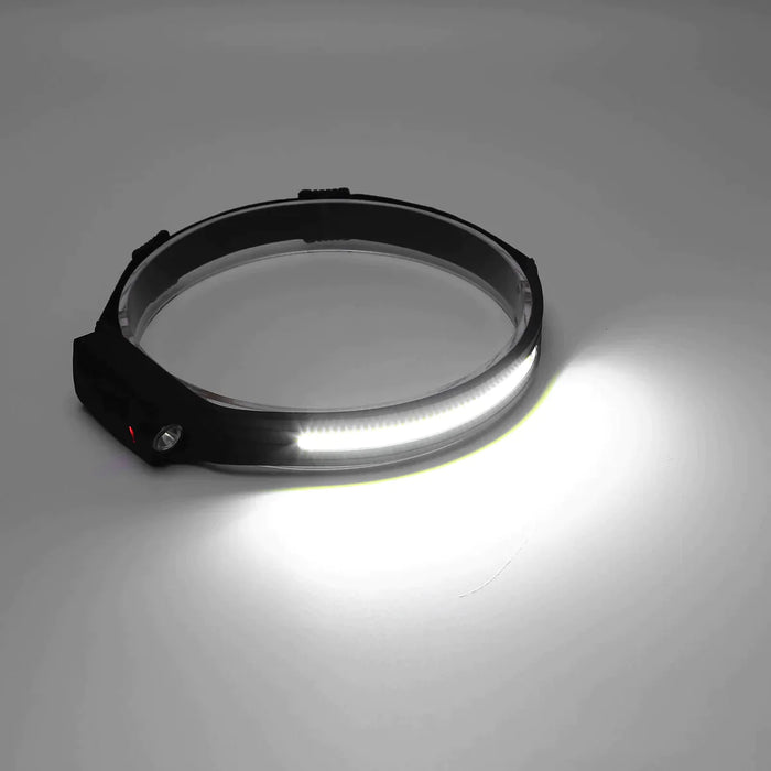 BrightBuddy - LED Headlamp - Waterproof, Rechargeable Wide 180° Angle Headlight