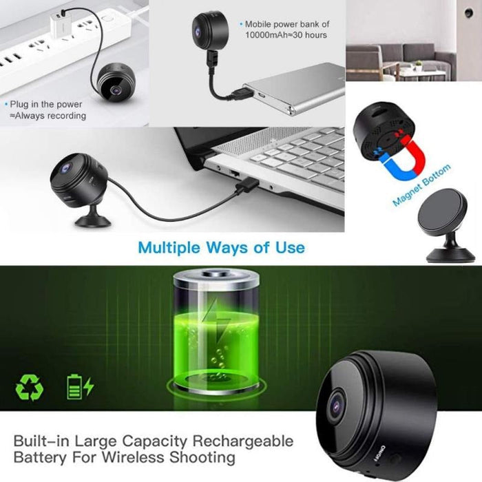 1080p HD Magnetic Wifi Camera