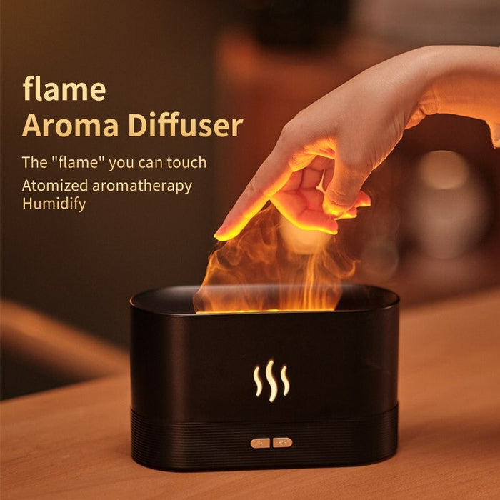 Air Purifier-Flame Aromatic Scent Diffuser