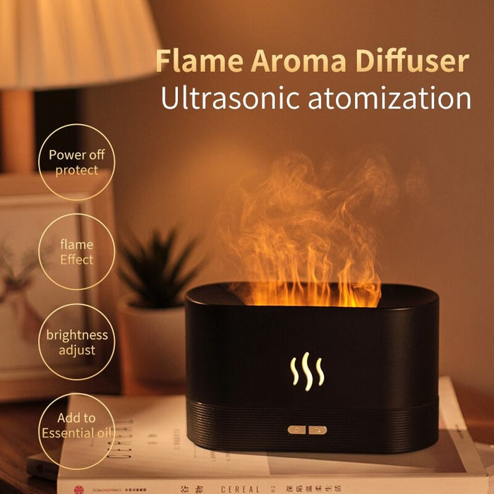 Air Purifier-Flame Aromatic Scent Diffuser