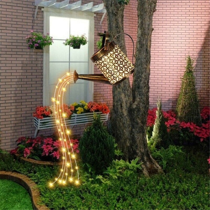 Solar Garden Watering Can Lights