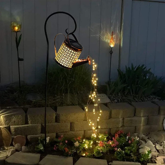 Solar Garden Watering Can Lights