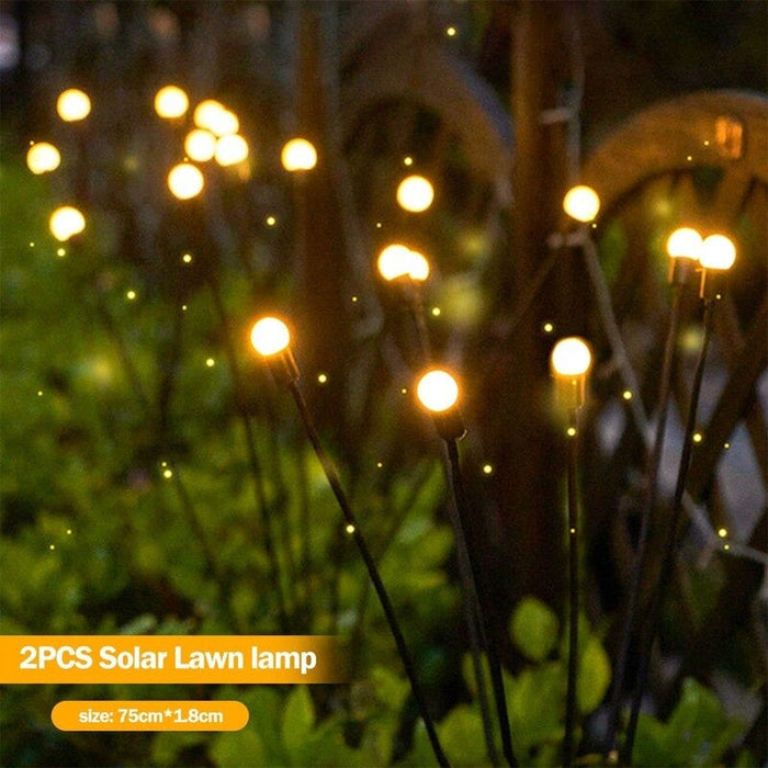 Solar Powered Firefly Fairy Garden Light