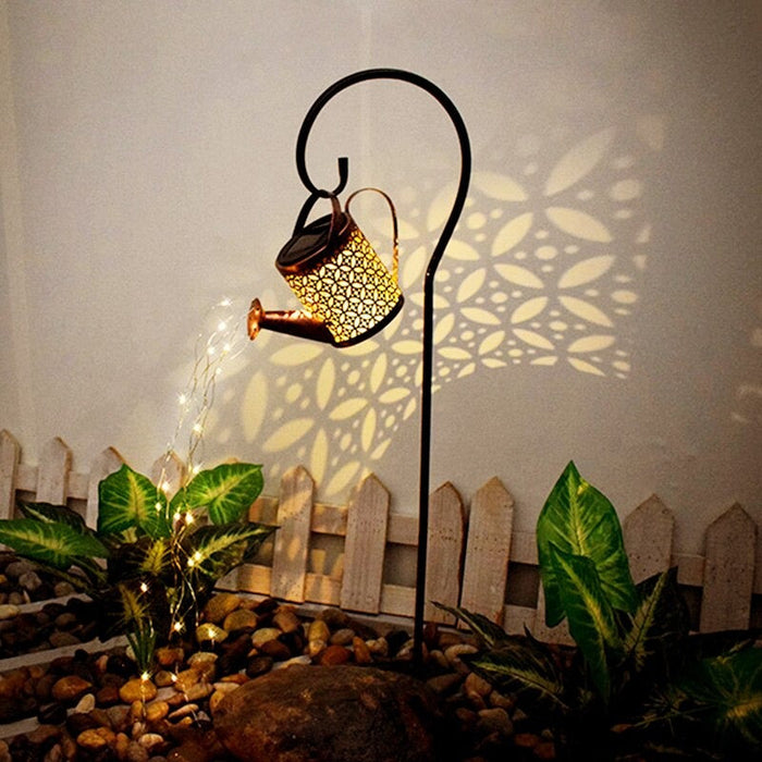 Solar Garden Watering Can Lights