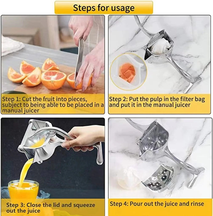 Creative Stainless Steel Fruit Juice Extractor