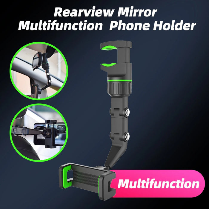 Multifunctional Rearview Mirror Phone Holder