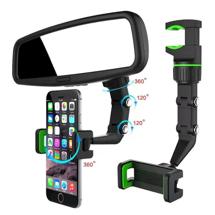 Multifunctional Rearview Mirror Phone Holder